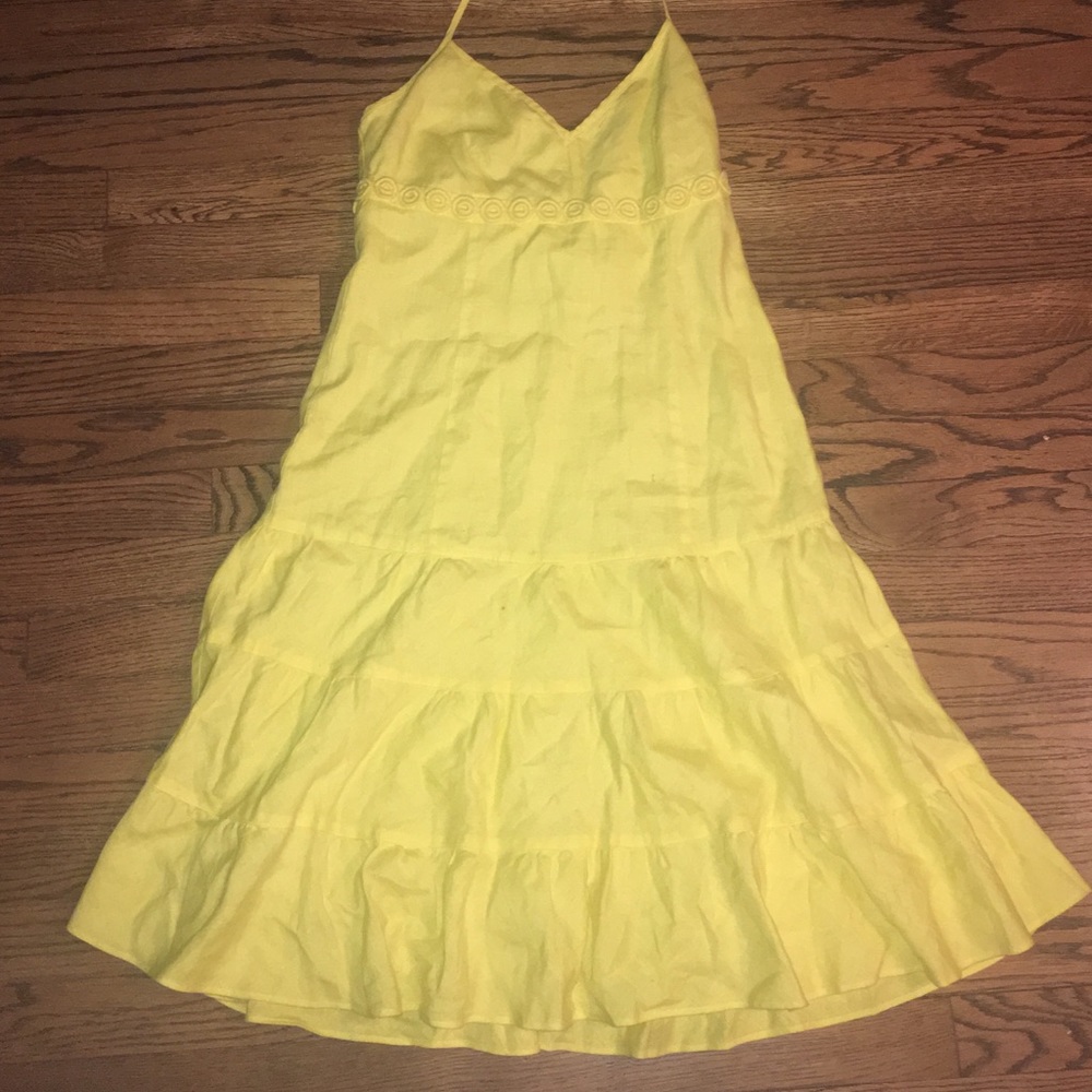 J. Crew Yellow Sundress